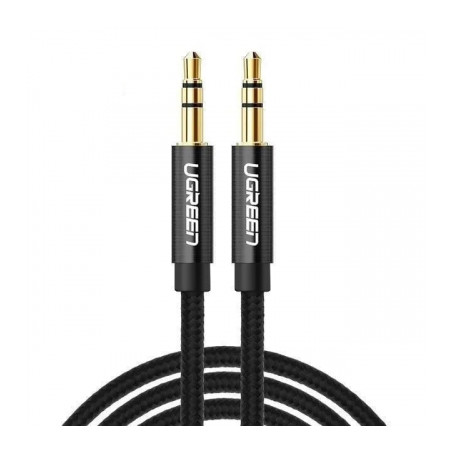Кабель мультимедійний 3.5mm M to 3.5mm M 1.0m AV112 (Black) Ugreen (50361)