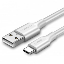 Дата кабель USB 2.0 AM to USB-C 2.0m US287 (White) Ugreen (60123)