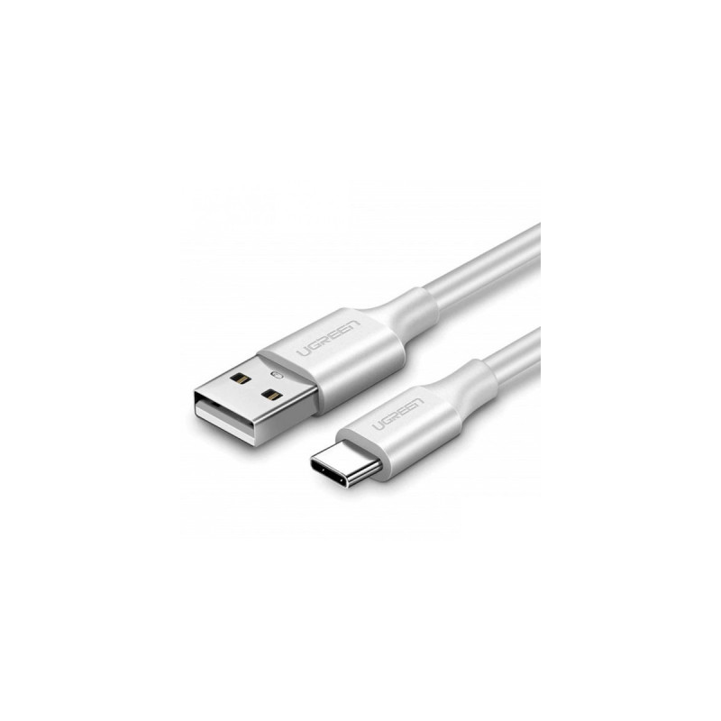 Дата кабель USB 2.0 AM to USB-C 2.0m US287 (White) Ugreen (60123)