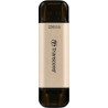 USB флеш накопичувач Transcend 256GB JetFlash 930 Gold-Black USB 3.2/Type-C (TS256GJF930C)