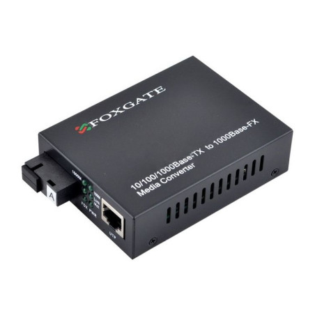 Медіаконвертер EC-Q-1G-1SM-1310nm-20-LFP FoxGate