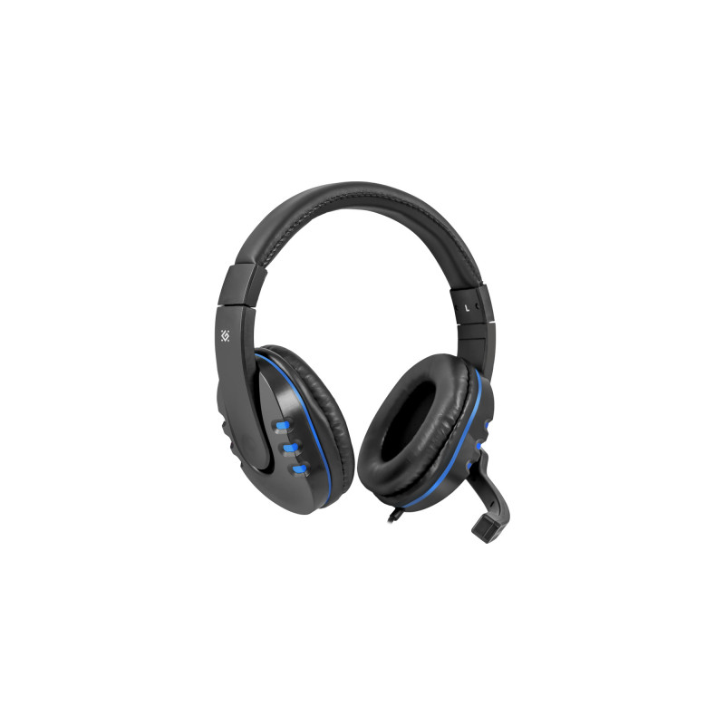 Навушники Defender Warhead G-160 Black-Blue (64118)