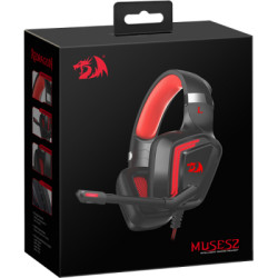 Навушники Redragon Muses 2 USB Black-Red (77909)