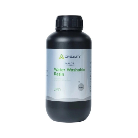 Фотополімерна смола Creality Resin, HALOT, Water Washable 1кг, gray (3302010052)
