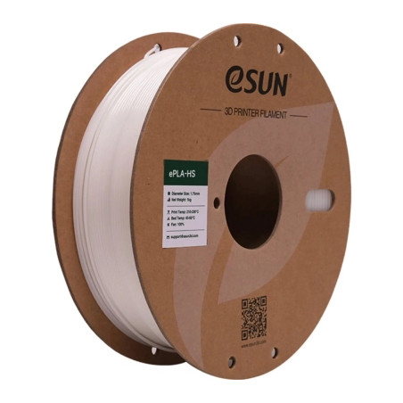 Пластик для 3D-принтера eSUN ePLA+HS, 1,75мм, 1кг, white (EPLA+HS-P175W1)