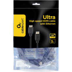 Кабель мультимедійний HDMI M to HDMI M 3.0m V2.1 Cablexpert (CC-HDMI8K-3M)