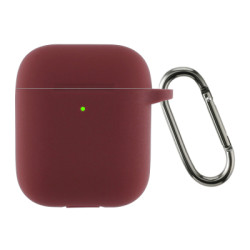 Чохол для навушників Armorstandart Ultrathin Silicone Case With Hook для Apple AirPods 2 Burgundy (ARM59680)