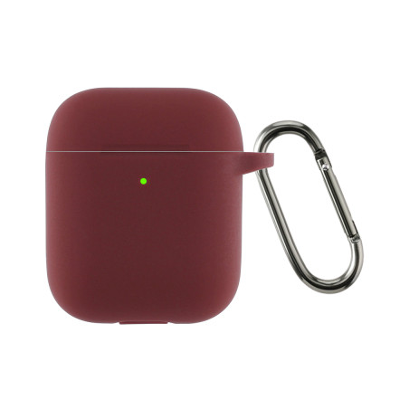 Чохол для навушників Armorstandart Ultrathin Silicone Case With Hook для Apple AirPods 2 Burgundy (ARM59680)