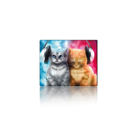 Килимок для мишки Voltronic Cats in headphones (YT-CAT31)