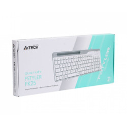 Клавіатура A4Tech FK25 USB White (4711421959896)