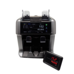 Лічильник банкнот Geos AL-956 2-х кишеньковий, мультивалютний (AL-956)