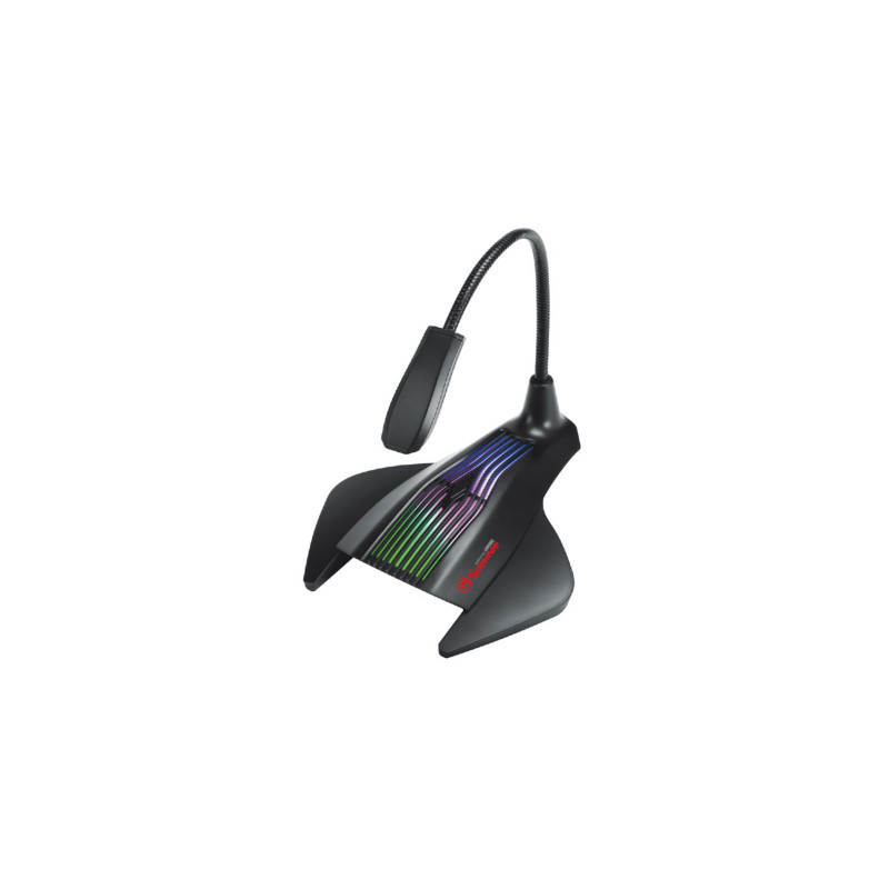 Мікрофон Marvo MIC-01 Multi-LED USB Black (MIC-01)