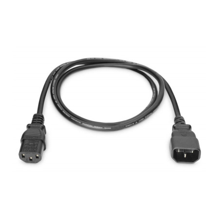 Кабель живлення C13 to C14 1.2m Digitus (AK-440201-012-S)