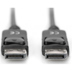 Кабель мультимедійний DisplayPort M to DisplayPort M 15.0m Digitus (AK-340100-150-S)