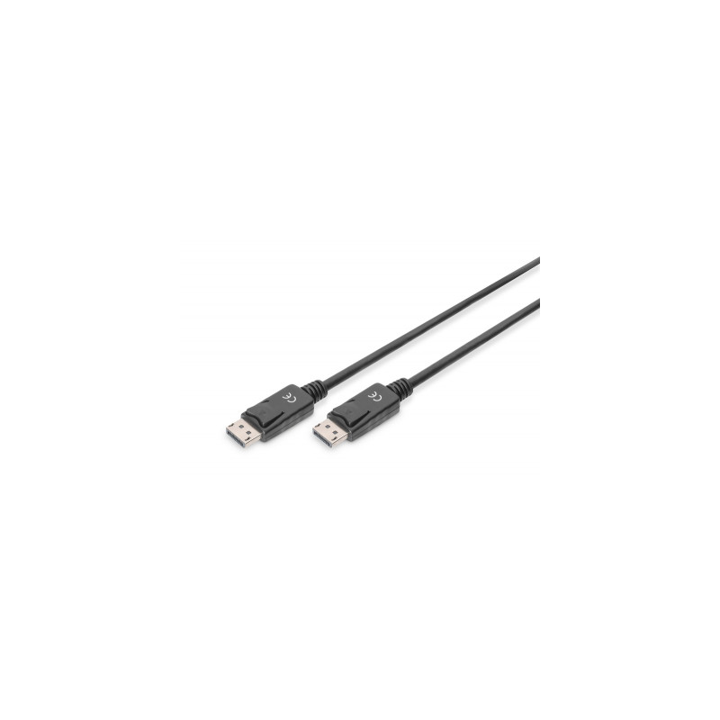 Кабель мультимедійний DisplayPort M to DisplayPort M 2.0m UHD 4K Digitus (DB-340100-020-S)