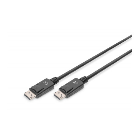 Кабель мультимедійний DisplayPort M to DisplayPort M 2.0m UHD 4K Digitus (DB-340100-020-S)