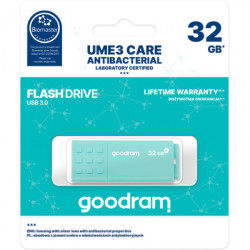 USB флеш накопичувач Goodram 32GB UME3 Care Green USB 3.2 (UME3-0320CRR11)
