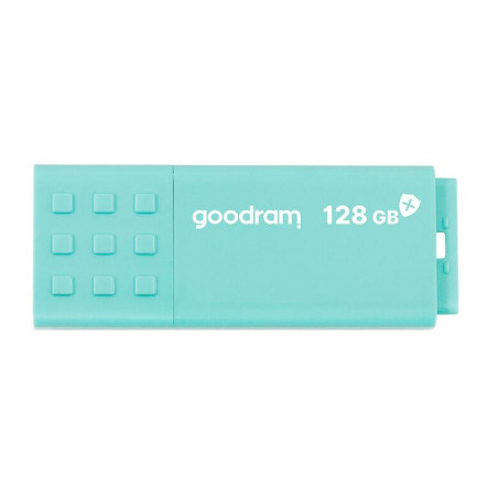 USB флеш накопичувач Goodram 128GB UME3 Care Green USB 3.2 (UME3-1280CRR11)