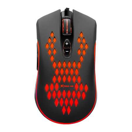 Мишка Xtrike ME GM-222 RGB USB Black (GM-222)