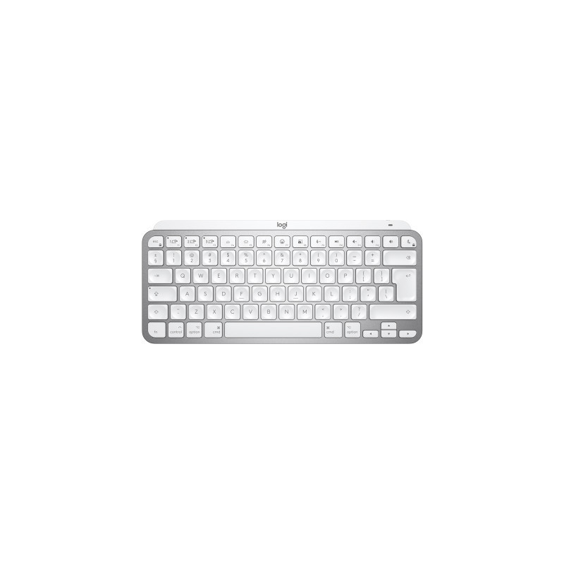 Клавіатура Logitech MX Keys Mini For Mac Wireless Illuminated UA Pale Grey (920-010526)