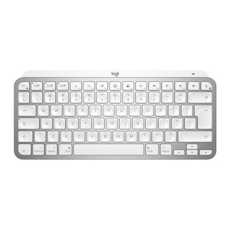 Клавіатура Logitech MX Keys Mini For Mac Wireless Illuminated UA Pale Grey (920-010526)