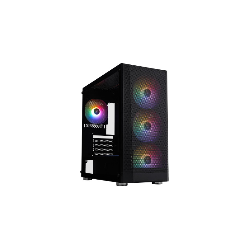 Корпус для ПК 1stPlayer FD5-M-BK-4F1