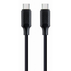 Дата кабель USB-C to USB-C 1.5m 60W USB 2.0 Cablexpert (CC-USB2-CMCM60-1.5M)