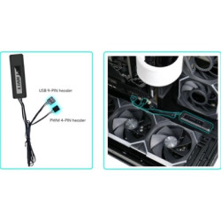 Контроллер вентилятора Lian Li Wireless Controller, White (G89.RF-T-W.01)