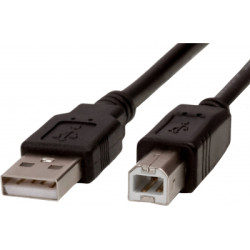 Кабель для принтера USB 2.0 AM/BM 1.5m black ProfCable (ProfCable12-150)