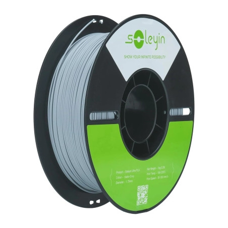 Пластик для 3D-принтера Creality Soleyin matte 1кг, 1.75мм, gray (3301010517)