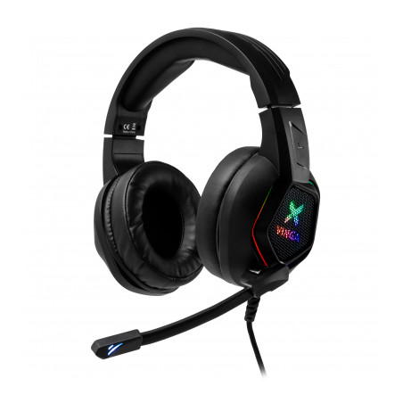 Навушники Vinga HSCU-160 Gaming LED Black (HSCU-160)