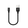 Дата кабель USB 2.0 AM to Lightning 0.25m black ColorWay (CW-CBUL048-BK)