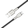 Дата кабель USB 2.0 AM to USB-C 1.0m head metal black ColorWay (CW-CBUC046-BK)
