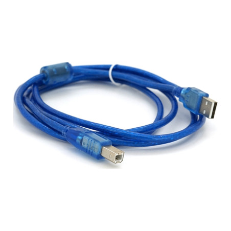 Кабель для принтера USB 2.0 AM/BM 1.8m ferrite blue Ritar (YT-AM/BM-1.8TBL)