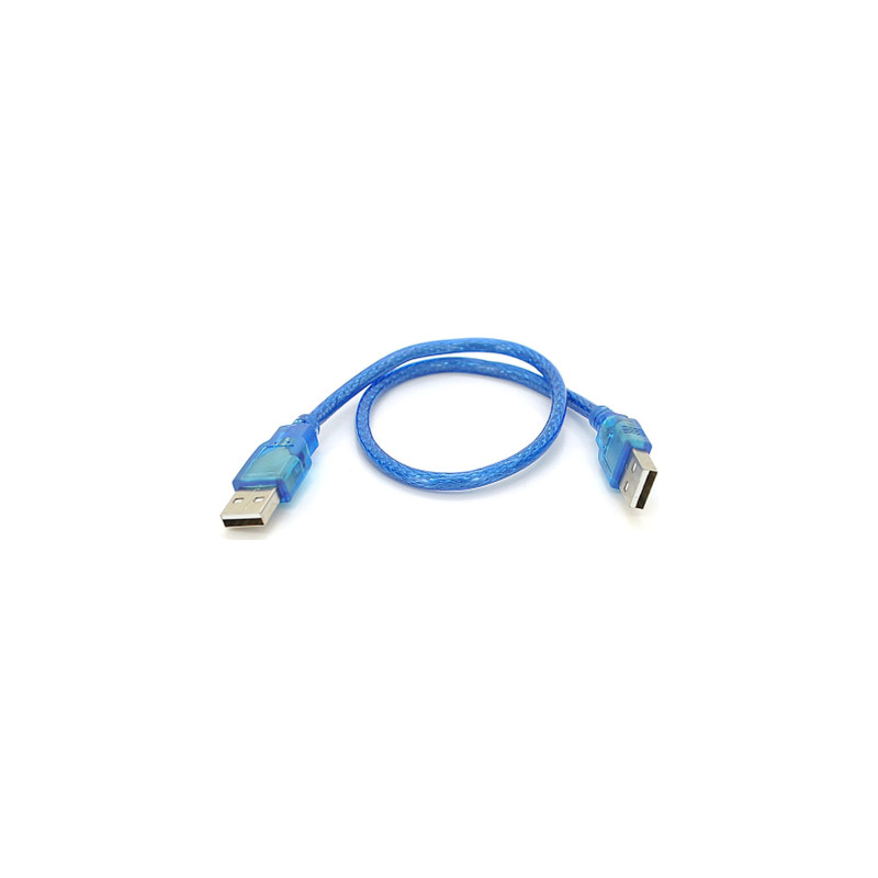 Дата кабель USB 2.0 AM/AM 0.5m blue Ritar (YT-AM/AM-0.5TBL)