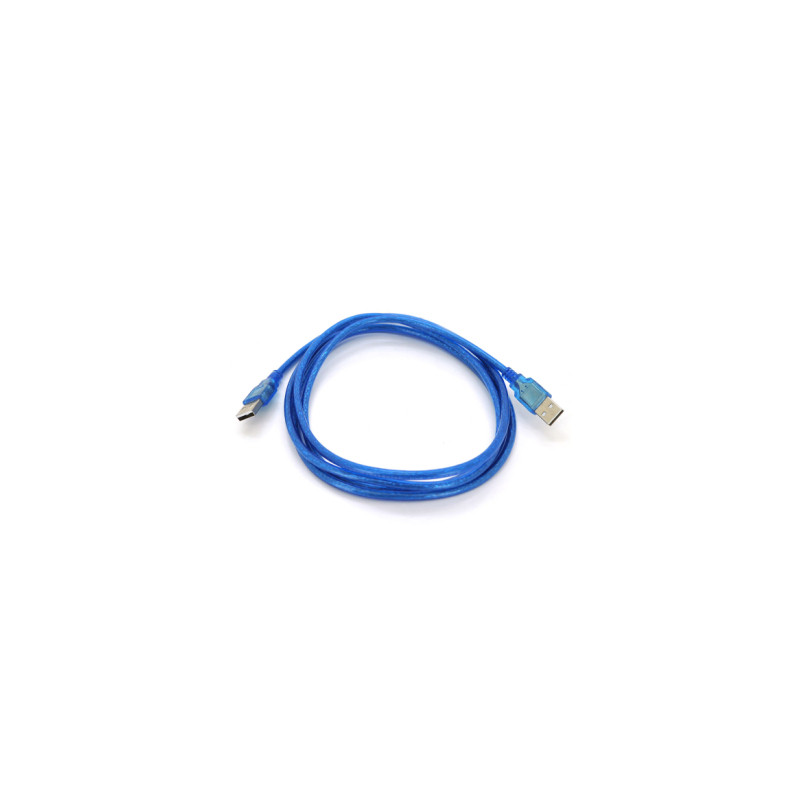 Дата кабель USB 2.0 AM/AM 1.8m blue Ritar (YT-AM/AM-1.8TBL)