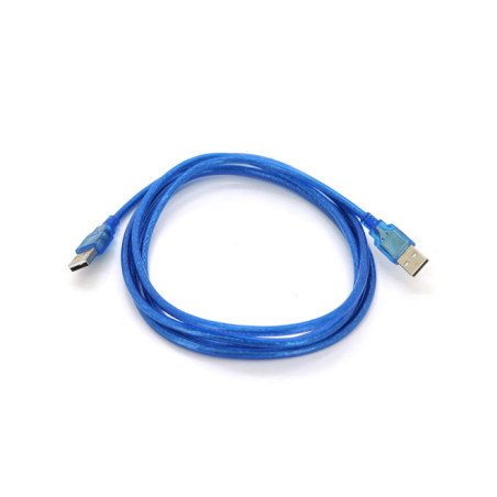 Дата кабель USB 2.0 AM/AM 1.8m blue Ritar (YT-AM/AM-1.8TBL)