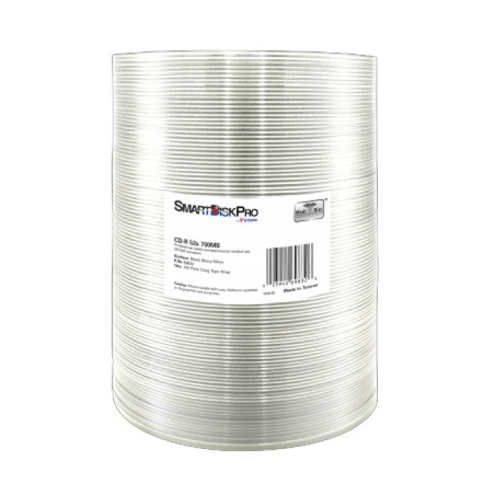 Диск CD SmartDisk PRO CD-R 700MB 52X MATT SILVER Wrap, 100шт (69832)
