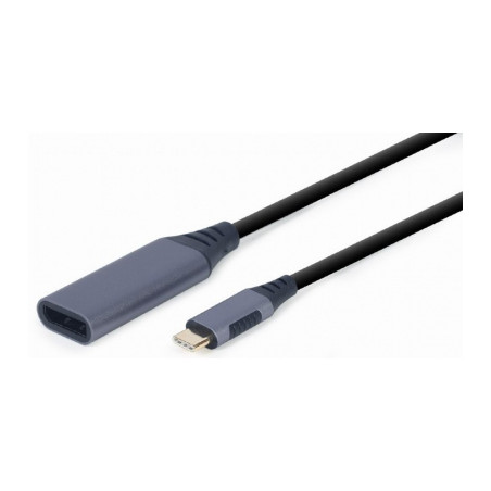 Перехідник USB-C to DisplayPort, 4К 60Hz Cablexpert (A-USB3C-DPF-01)