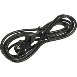 Кабель живлення C5 1.2m 0.75mm2 Merlion (PC-186 CEE7/7-IECC5CCA12)