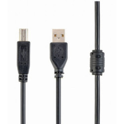 Кабель для принтера USB 2.0 AM/BM 3.0m ferrite Cablexpert (CCFB-USB2-AMBM-3M)
