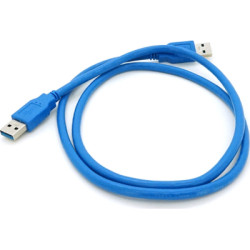 Дата кабель USB 3.0 AM/AM 1.5m blue Voltronic (YT-3.0AM+AM-1.5)