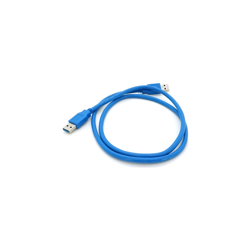Дата кабель USB 3.0 AM/AM 1.5m blue Voltronic (YT-3.0AM+AM-1.5)