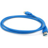Дата кабель USB 3.0 AM/AM 1.5m blue Voltronic (YT-3.0AM+AM-1.5)