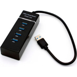 Концентратор Voltronic USB 3.0 to 4xUSB black (NX-UH-303B)