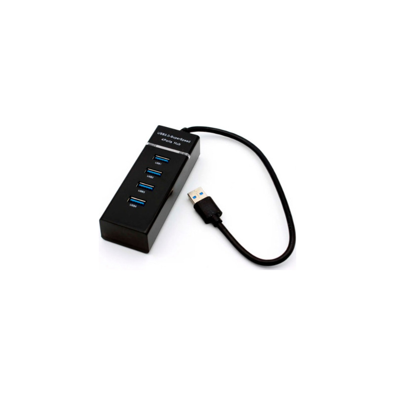 Концентратор Voltronic USB 3.0 to 4xUSB black (NX-UH-303B)