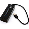 Концентратор Voltronic USB 3.0 to 4xUSB black (NX-UH-303B)
