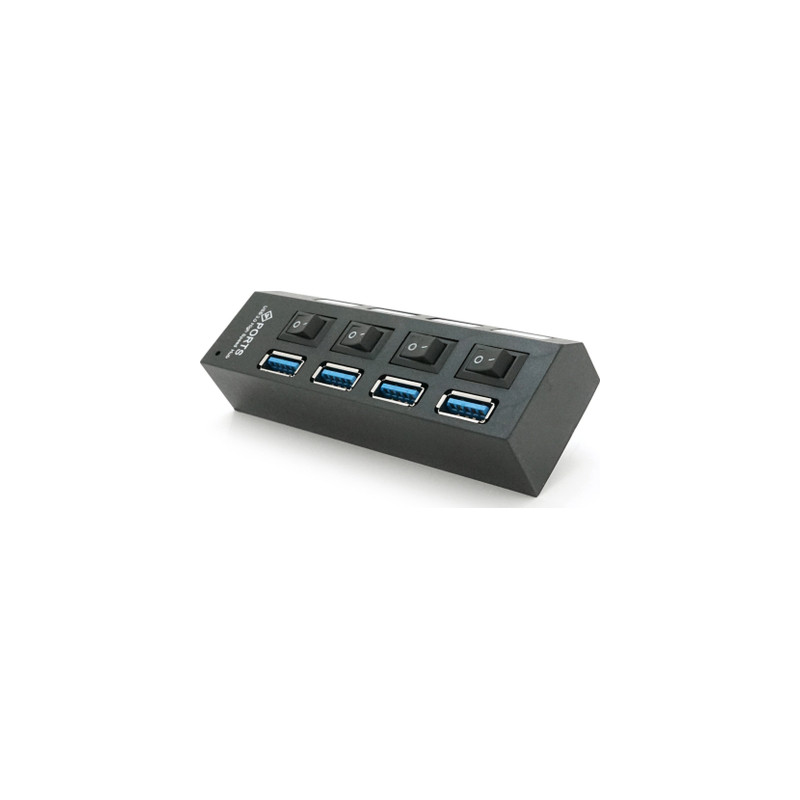 Концентратор Voltronic USB 3.0 to 4xUSB with switches (YT-3H4S/1TB)