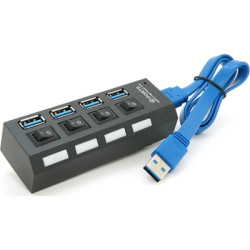 Концентратор Voltronic USB 3.0 to 4xUSB with switches (YT-3H4S/1TB)