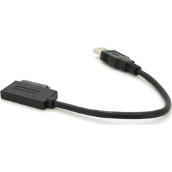 Перехідник USB 3.0 AM to Slimline SATA 13 pin 0.12m for ODD black Voltronic (YT-C3.0-SATA/0.12)